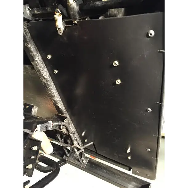 Under bed mud shield