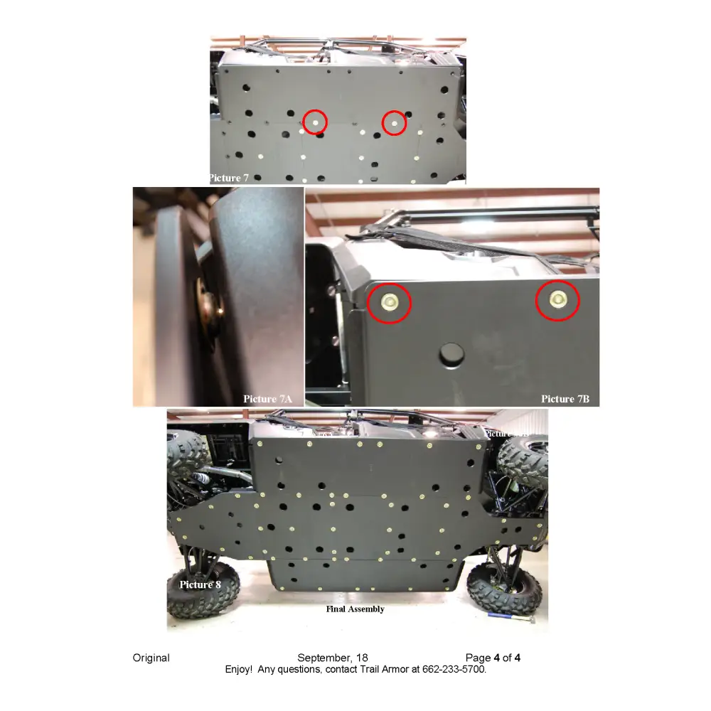 Trail Armor Ranger Midsize 570 Crew Full Skids 2014 - 2021 - Skid Plates