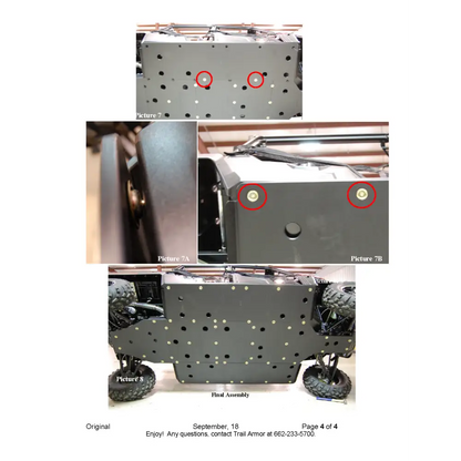 Trail Armor Ranger Midsize 570 Crew Full Skids 2014 - 2021 - Skid Plates