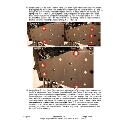 Trail Armor Ranger Midsize 570 Crew Full Skids 2014 - 2021 - Skid Plates