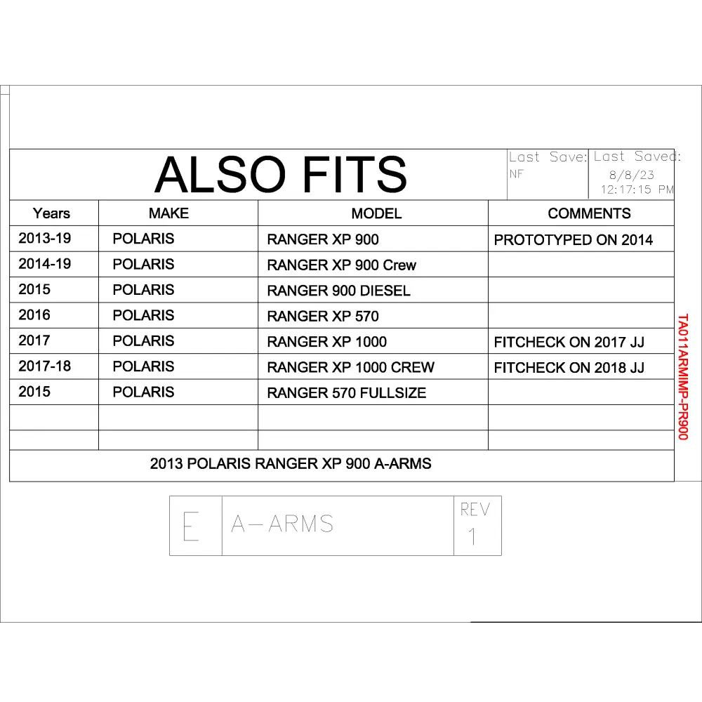 Trail Armor Ranger XP 900 Ranger XP 900 Crew Ranger XP 1000 Ranger XP 1000 Crew Ranger 900 Diesel Full Size Ranger XP