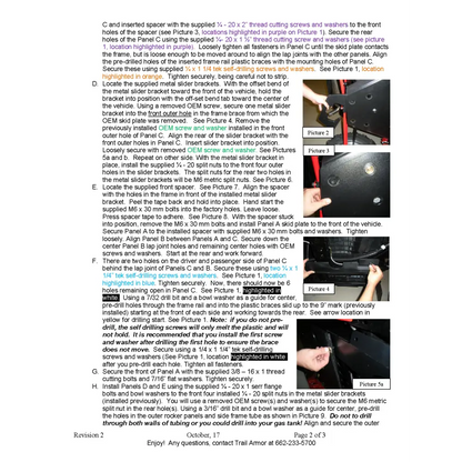 Trail Armor RZR 4 XP 900 and Jagged X Full Skids with Slider Nerfs with Extended Rear Coverage fits 2012-2014 - Skid