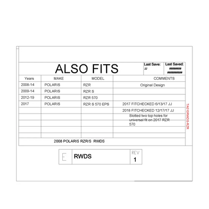 Trail Armor RZR 800 RZR S 800 RZR 570 and RZR S 570 Rear Window Dust Shield Kit - Windshields