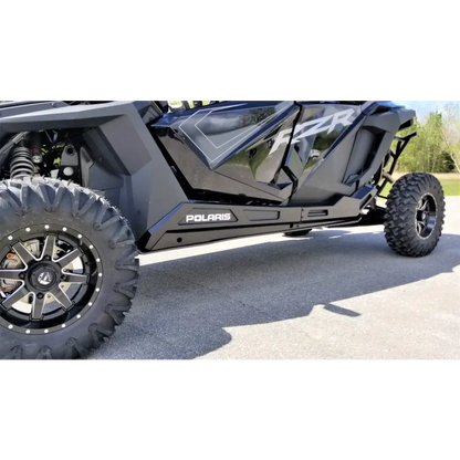 Trail Armor RZR Pro R 4 Full Skids with Standard or Trimmed Sliders - TRIMMED SLIDERS / BLACK - Skid Plates