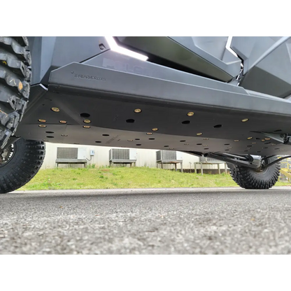 Trail Armor RZR Pro R 4 Full Skids with Standard or Trimmed Sliders - STANDARD SLIDER NERFS / BLACK - Skid Plates
