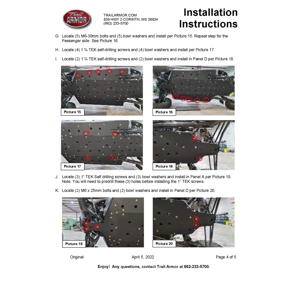 Trail Armor RZR Pro R 4 Full Skids with Standard or Trimmed Sliders - Skid Plates