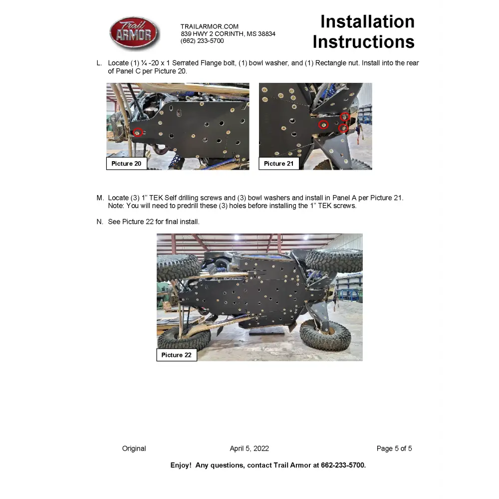 Trail Armor RZR Pro R Full Skids with Standard or Trimmed Sliders - Skid Plates