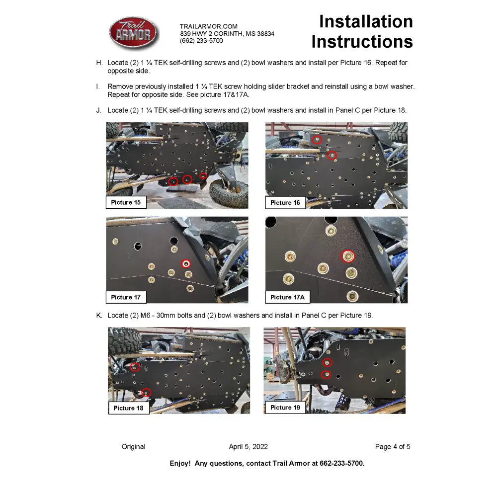 Trail Armor RZR Pro R Full Skids with Standard or Trimmed Sliders - Skid Plates