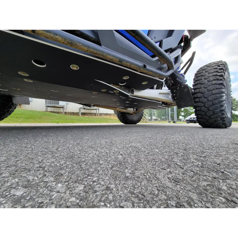 Trail Armor RZR Pro R Full Skids with Standard or Trimmed Sliders - TRIMMED SLIDERS / BLACK/WHITE/BLACK - Skid Plates