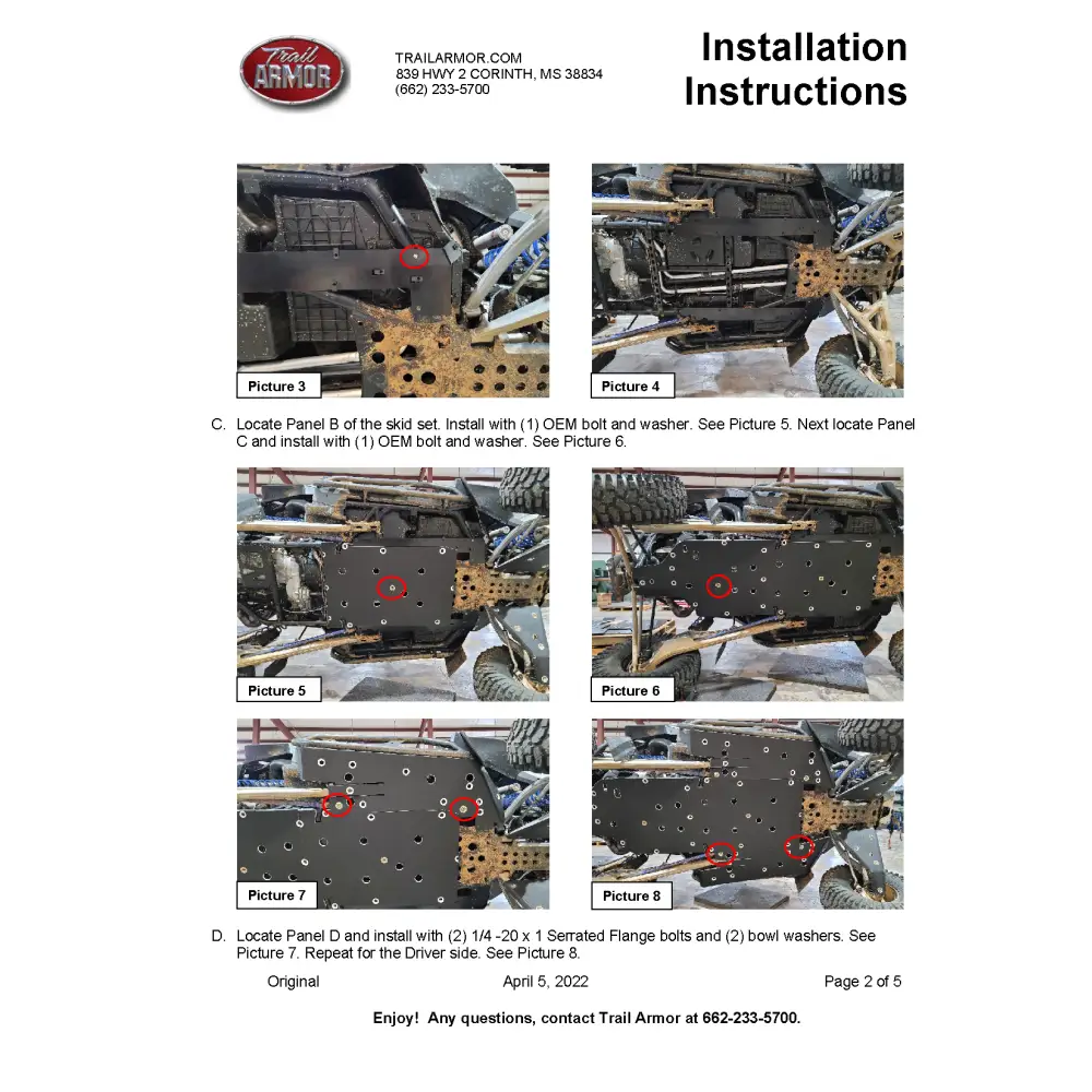 Trail Armor RZR Pro R Full Skids with Standard or Trimmed Sliders - Skid Plates