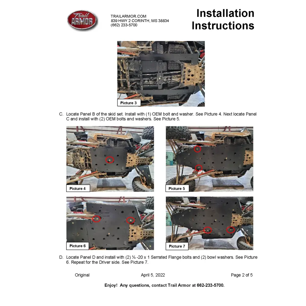 Trail Armor RZR Turbo R Full Skids with Standard or Trimmed Sliders - Skid Plates