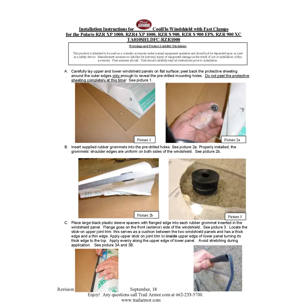 Trail Armor RZR XP 1000 RZR 4 XP 1000 RZR XP TURBO RZR 4 XP TURBO RZR 4 900 RZR S 900 RZR 900 EPS Trail RZR 900 XC RZR