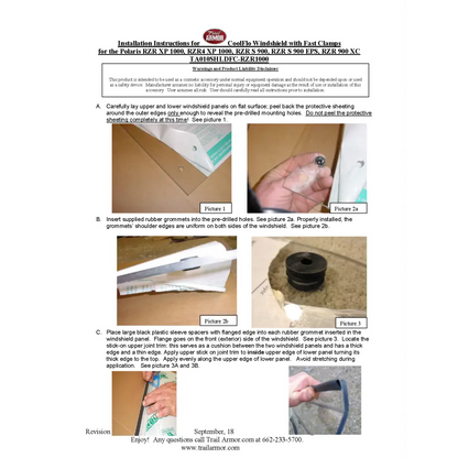 Trail Armor RZR XP 1000 RZR 4 XP 1000 RZR XP TURBO RZR 4 XP TURBO RZR 4 900 RZR S 900 RZR 900 EPS Trail RZR 900 XC RZR