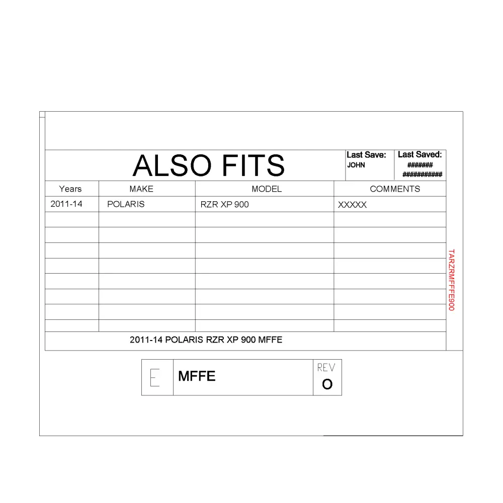 Trail Armor RZR XP 900 and RZR 4 XP 900 Mud Flap Fender Extensions fits 2011-2014 - Mudshields