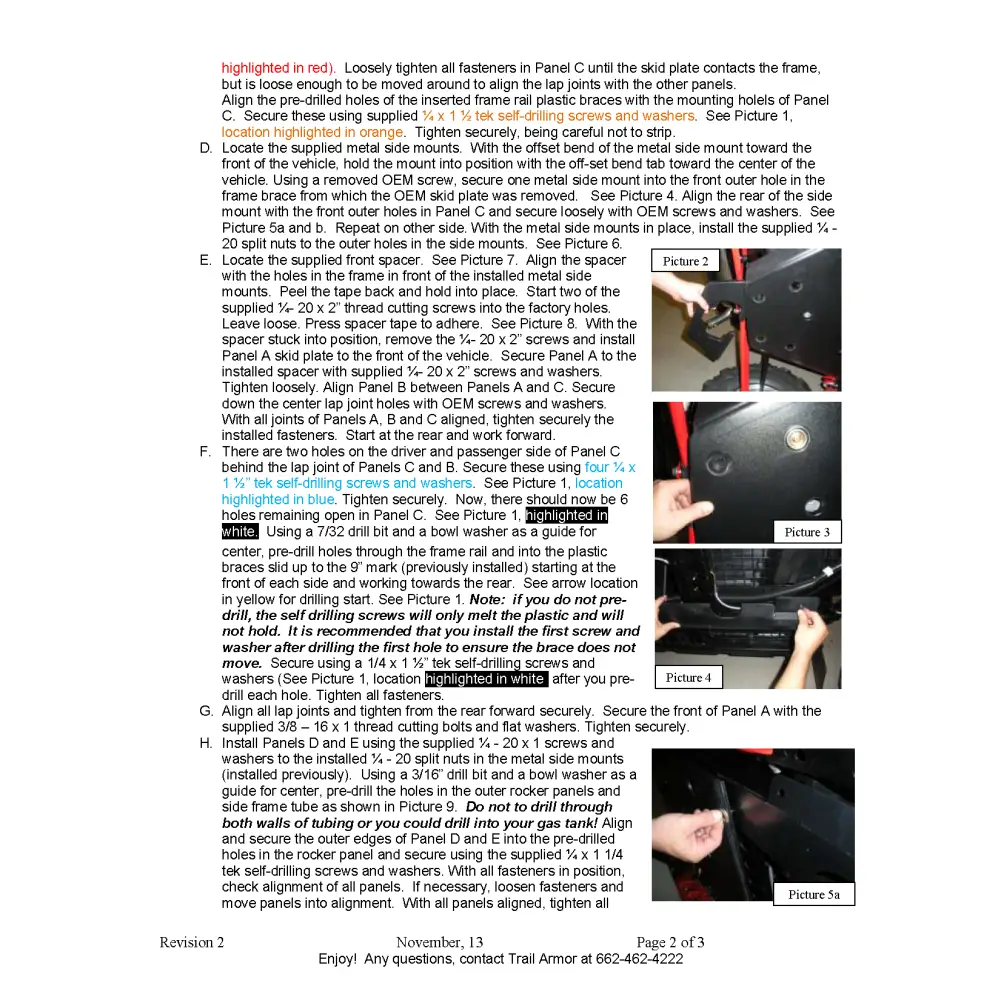 Trail Armor RZR XP 900 Full Skids with Slider Nerfs Extended Rear Coverage 2011-2014 - Skid Plates