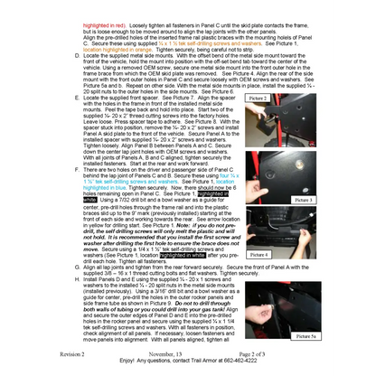 Trail Armor RZR XP 900 Full Skids with Slider Nerfs Extended Rear Coverage 2011-2014 - Skid Plates