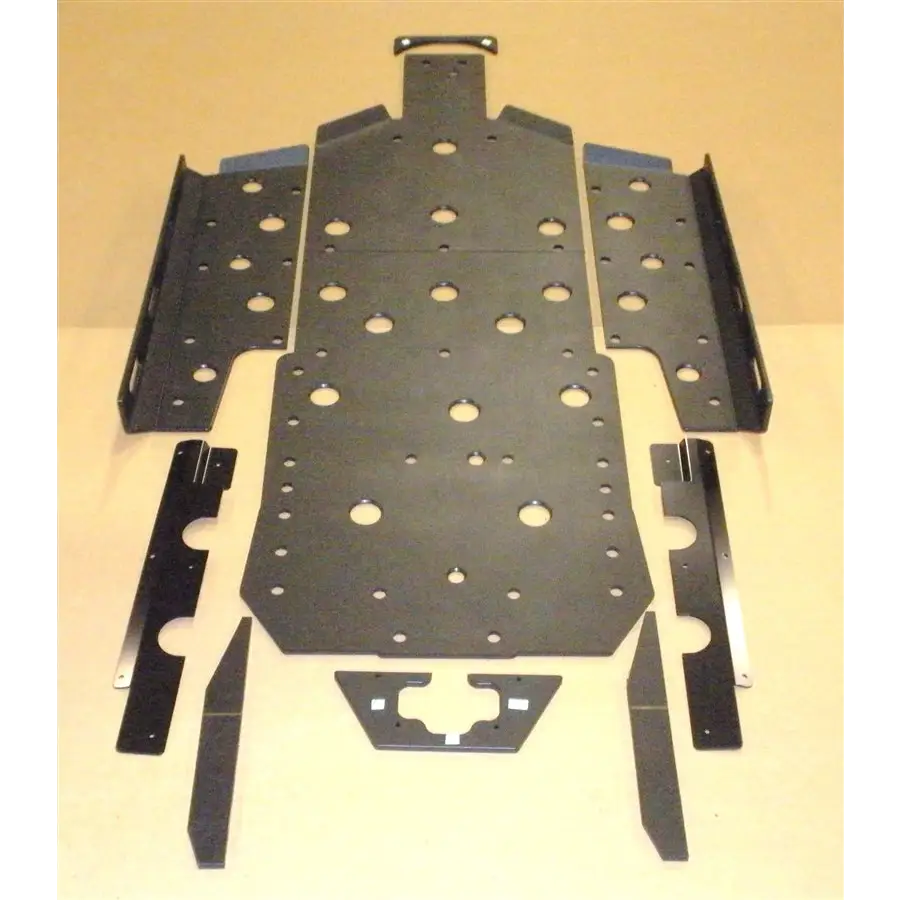 Trail Armor RZR XP 900 Full Skids with Slider Nerfs Extended Rear Coverage 2011-2014 - BLACK - Skid Plates