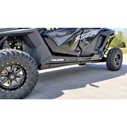 Trail Armor RZR XP Pro 4 Full Skids with Integrated Sliders or Trimmed for Extreme Kick Out Nerf Sliders - Skid Plates