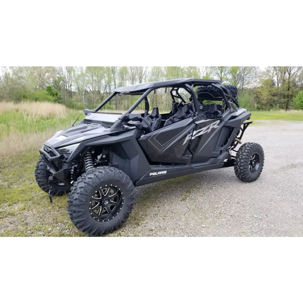 Trail Armor RZR XP Pro 4 Full Skids with Integrated Sliders or Trimmed for Extreme Kick Out Nerf Sliders - Skid Plates