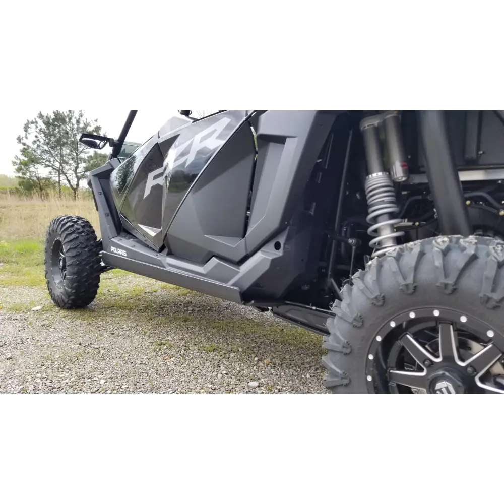 Trail Armor RZR XP Pro 4 Full Skids with Integrated Sliders or Trimmed for Extreme Kick Out Nerf Sliders - Skid Plates