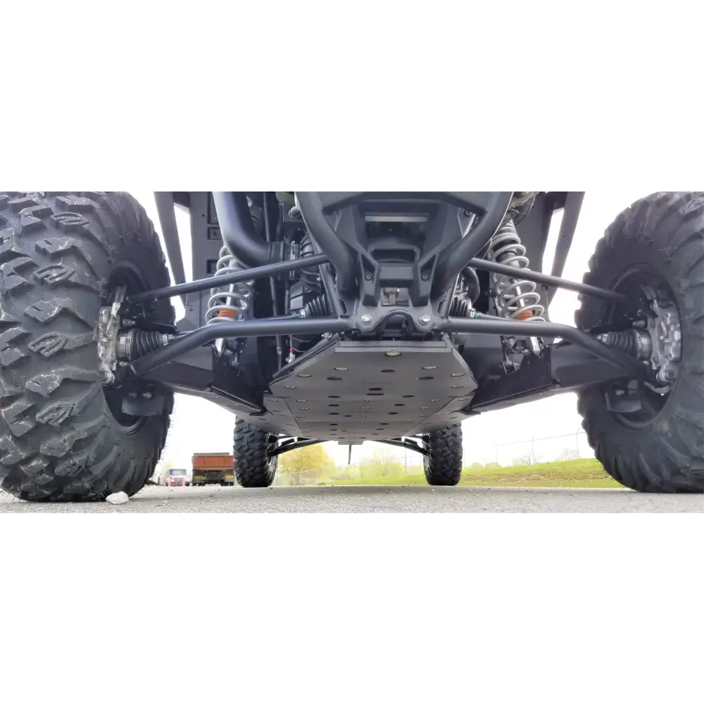 Trail Armor RZR XP Pro 4 Full Skids with Integrated Sliders or Trimmed for Extreme Kick Out Nerf Sliders - Skid Plates