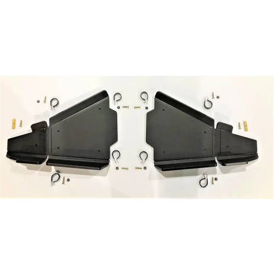 Trail Armor RZR XP PRO and RZR XP PRO 4 iMpact Front Arm Guards set of 2 - BLACK - A-Arm Guards