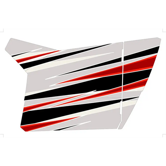 Trail Armor Slimline Two Door Graphics Kit - 2009 RZR 800 Liquid Silver - Graphics