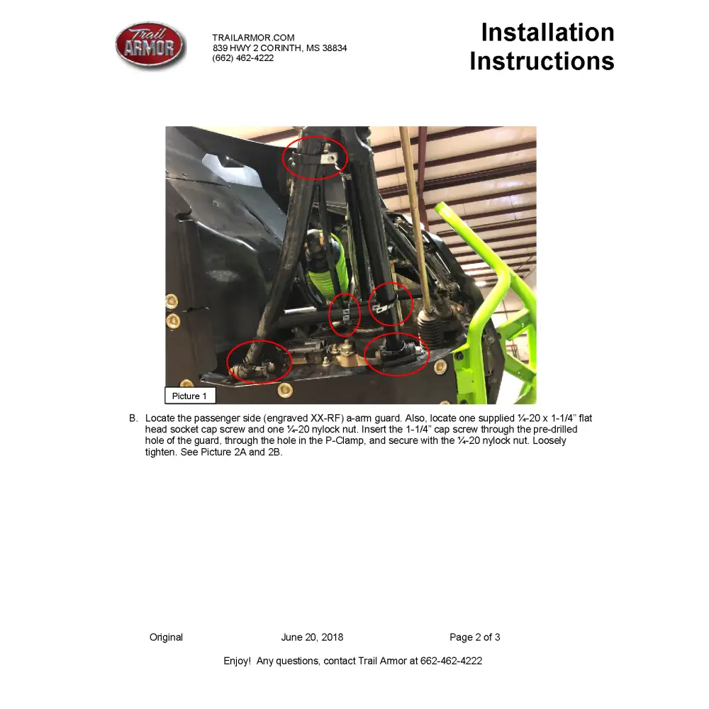 Trail Armor Textron Wildcat XX and Tracker XTR 1000 iMpact Front A-Arm Guards - A-Arm Guards