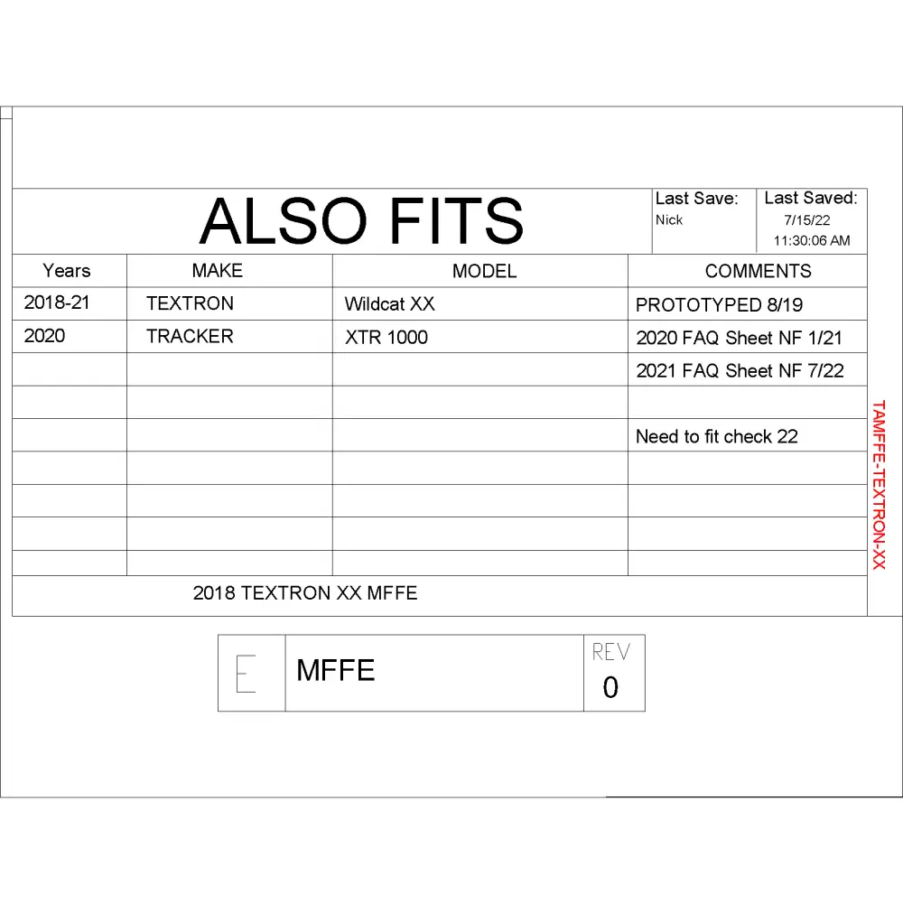 Trail Armor Textron Wildcat XX and Tracker XTR 1000 Mud Flap Fender Extensions 2018 - 2021 - Mudshields