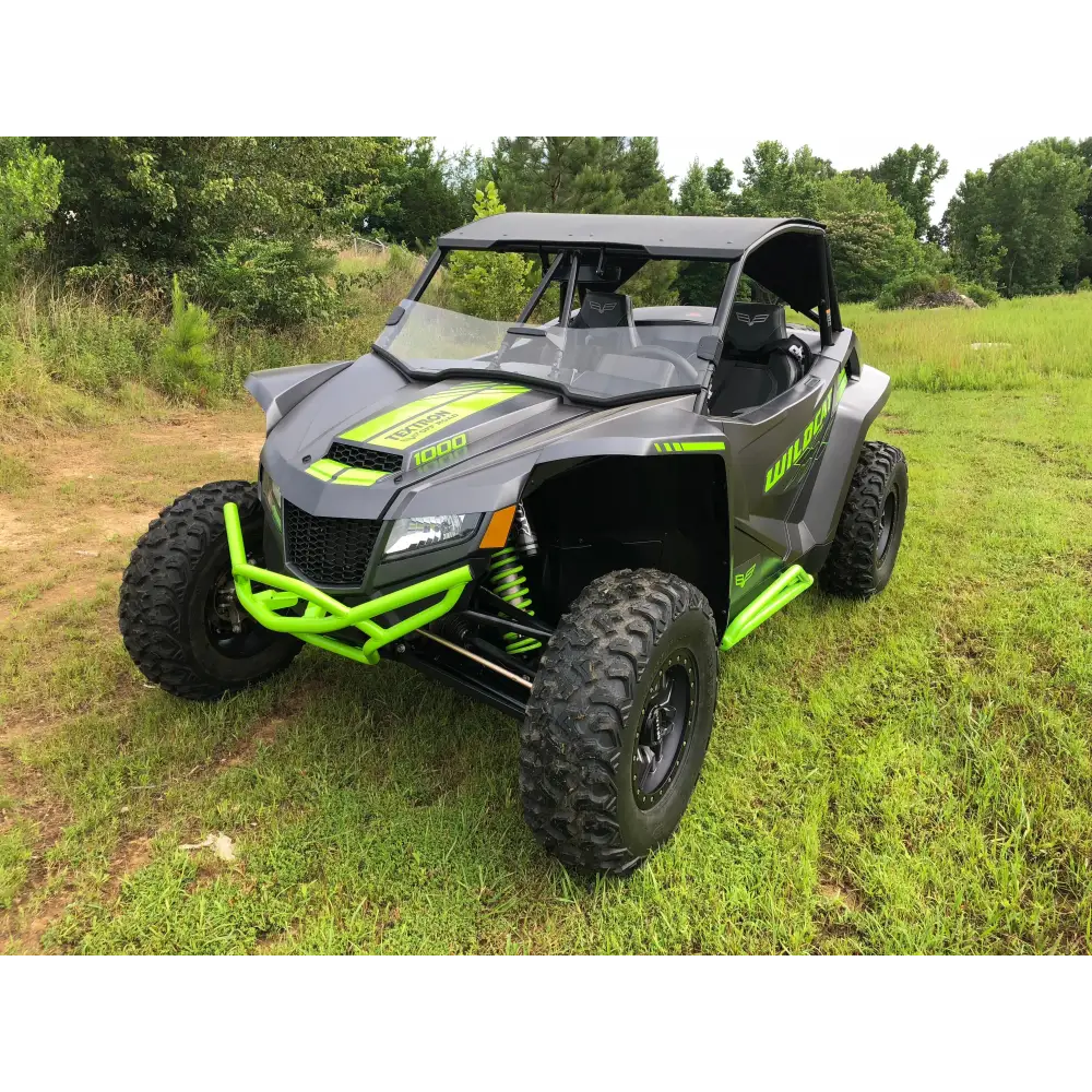 Trail Armor Textron Wildcat XX Full Skids with Slider Nerfs or Nerfs for Textron Off Road Steel Rock Sliders - Skid