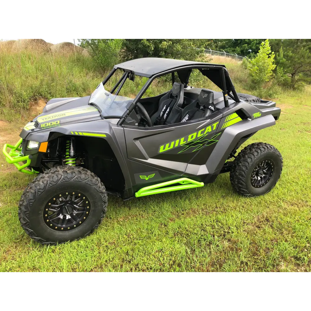 Trail Armor Textron Wildcat XX Full Skids with Slider Nerfs or Nerfs for Textron Off Road Steel Rock Sliders - Skid