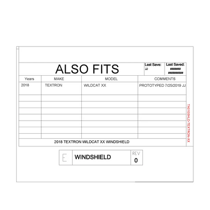 Trail Armor Textron Wildcat-XX Windshield - Windshields