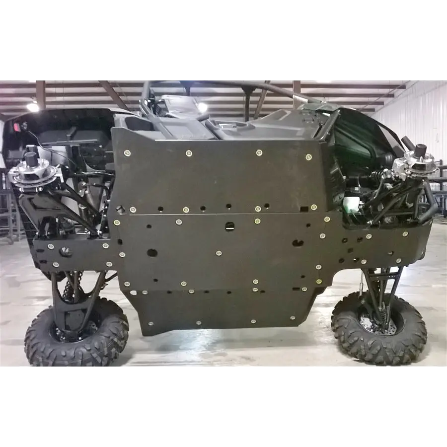 Trail Armor Yamaha Wolverine Wolverine R-Spec and Wolverine R-Spec EPS Full Skids with Slider Nerfs 2016 - 2018 - BLACK