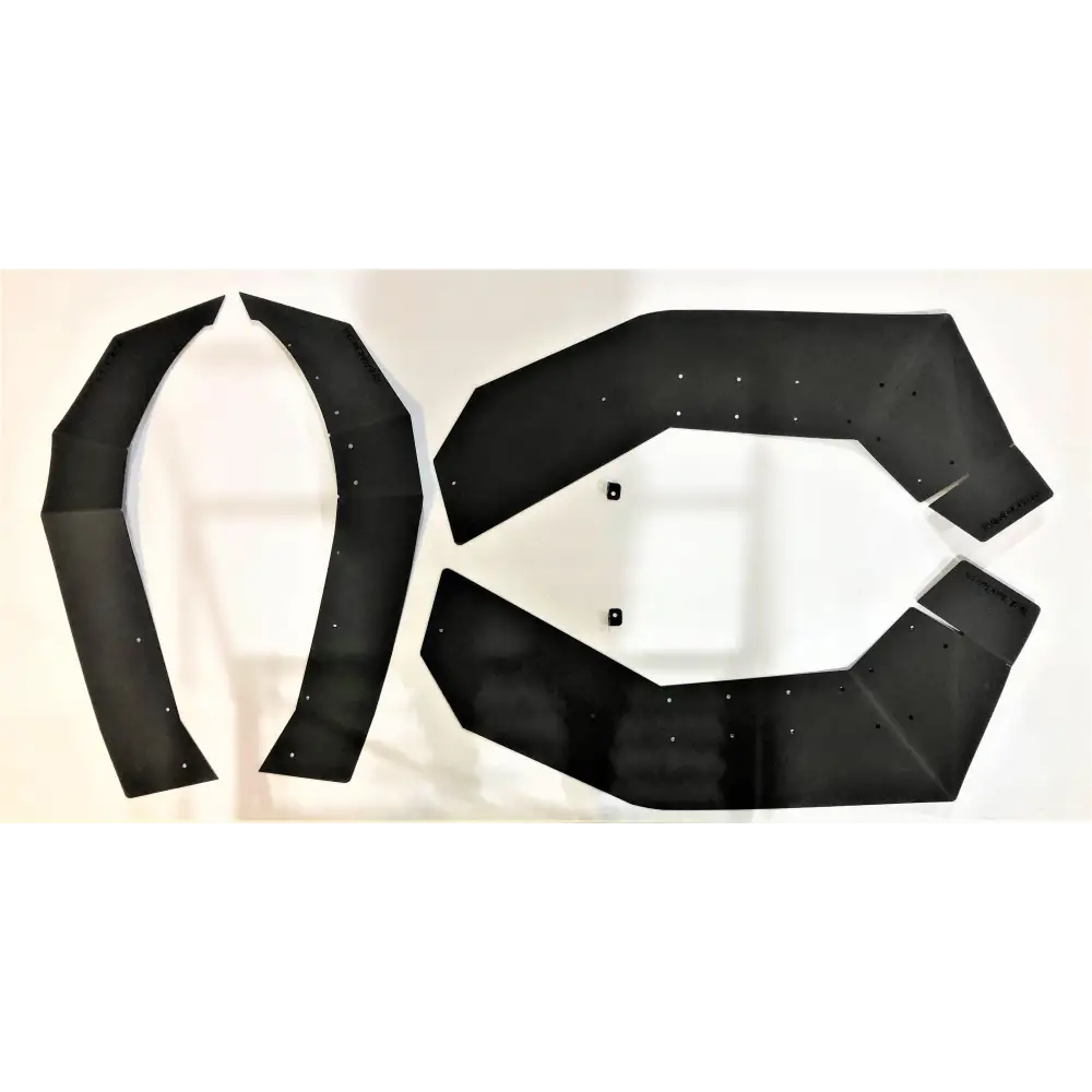 Trail Armor Yamaha Wolverine RMAX 4 Mud Flap Fender Extensions 2021 - 2024 - BLACK - Mudshields