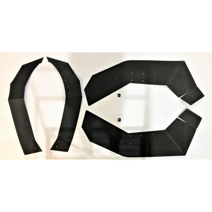 Trail Armor Yamaha Wolverine RMAX 4 Mud Flap Fender Extensions 2021 - 2024 - BLACK - Mudshields