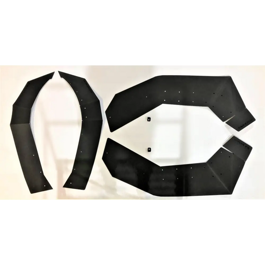 Trail Armor Yamaha Wolverine RMAX 4 Mud Flap Fender Extensions 2021 - 2024 - BLACK - Mudshields