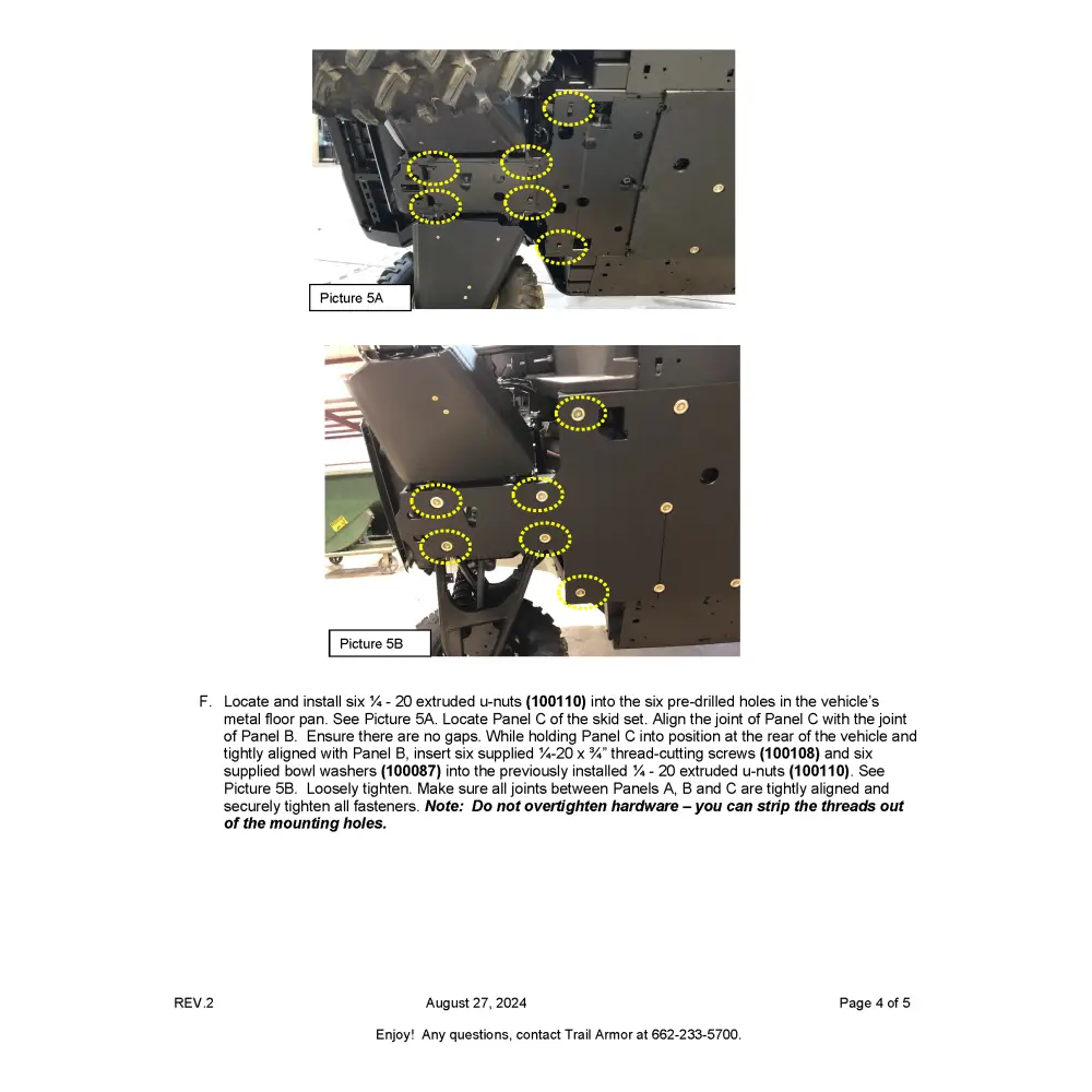 Trail Armor Yamaha Wolverine RMAX2 RMAX2 1000 X-TR RMAX2 1000 LT Edition RMAX2 1000 Sport Full Skids - Skid Plates