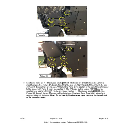 Trail Armor Yamaha Wolverine RMAX2 RMAX2 1000 X-TR RMAX2 1000 LT Edition RMAX2 1000 Sport Full Skids - Skid Plates