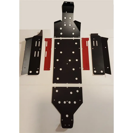 Trail Armor Yamaha YXZ 1000R Full Skids with Integrated Sliders - BLACK - Skid Plates