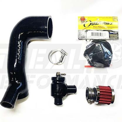 Treal Performance | 2017-2019 Can-Am X3 Turbo Blow Off Valve Kit TurboSmart - Filter w/ Black Outerwear BOV Cover
