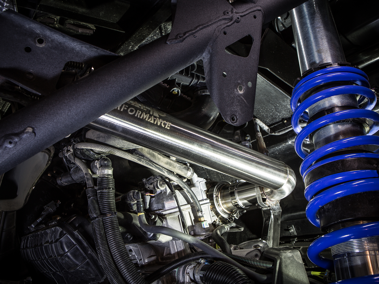 Treal Performance | 2017-2025 Can-Am Maverick X3 Mid Bypass Pipe - Non Resonated - Exhaust