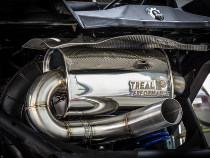 Treal Performance | 2017-2025 Can-Am Maverick X3 Quiet Trail Exhaust System - Exhaust