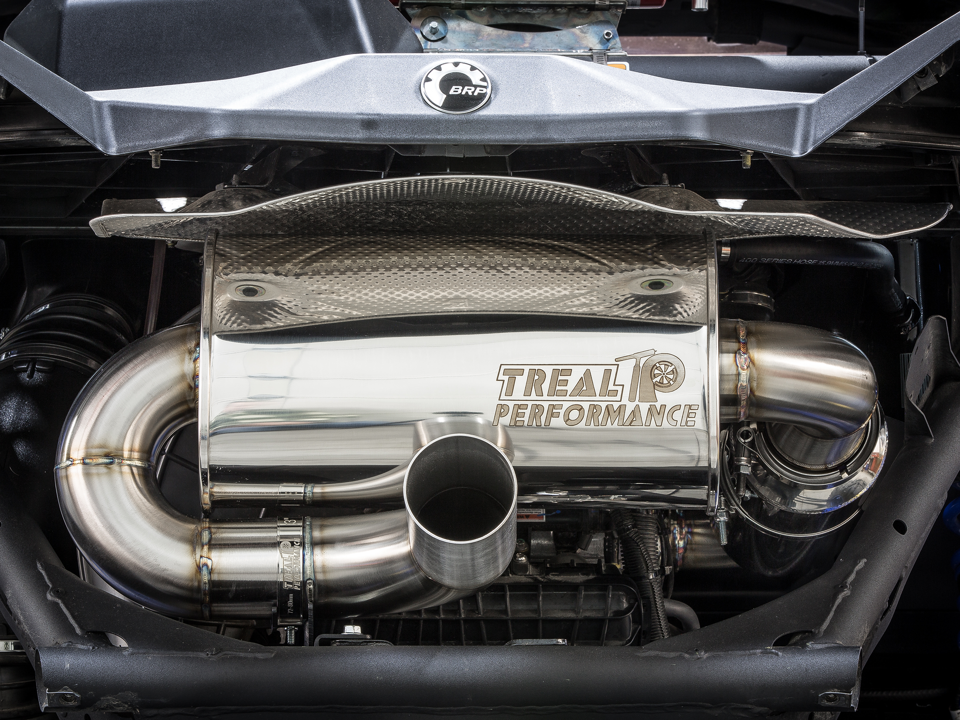 Treal Performance | 2017-2025 Can-Am Maverick X3 Quiet Trail Exhaust System - Exhaust