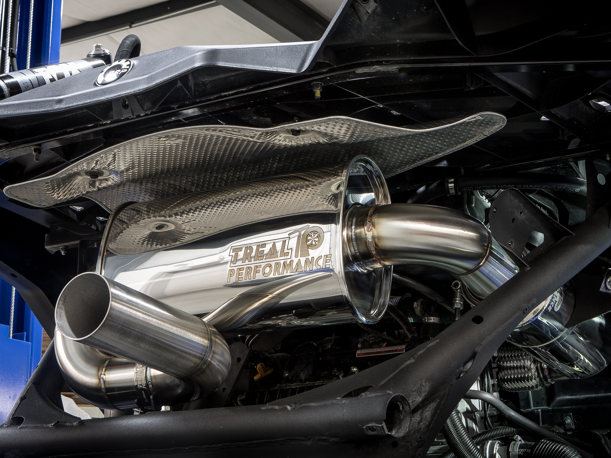 Treal Performance | 2017-2025 Can-Am Maverick X3 Quiet Trail Exhaust System - Exhaust