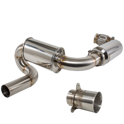 Treal Performance | 2017-2025 Can-Am Maverick X3 Sport Exhaust - Factory Spark Arrester/Tip Attachment / Resonated