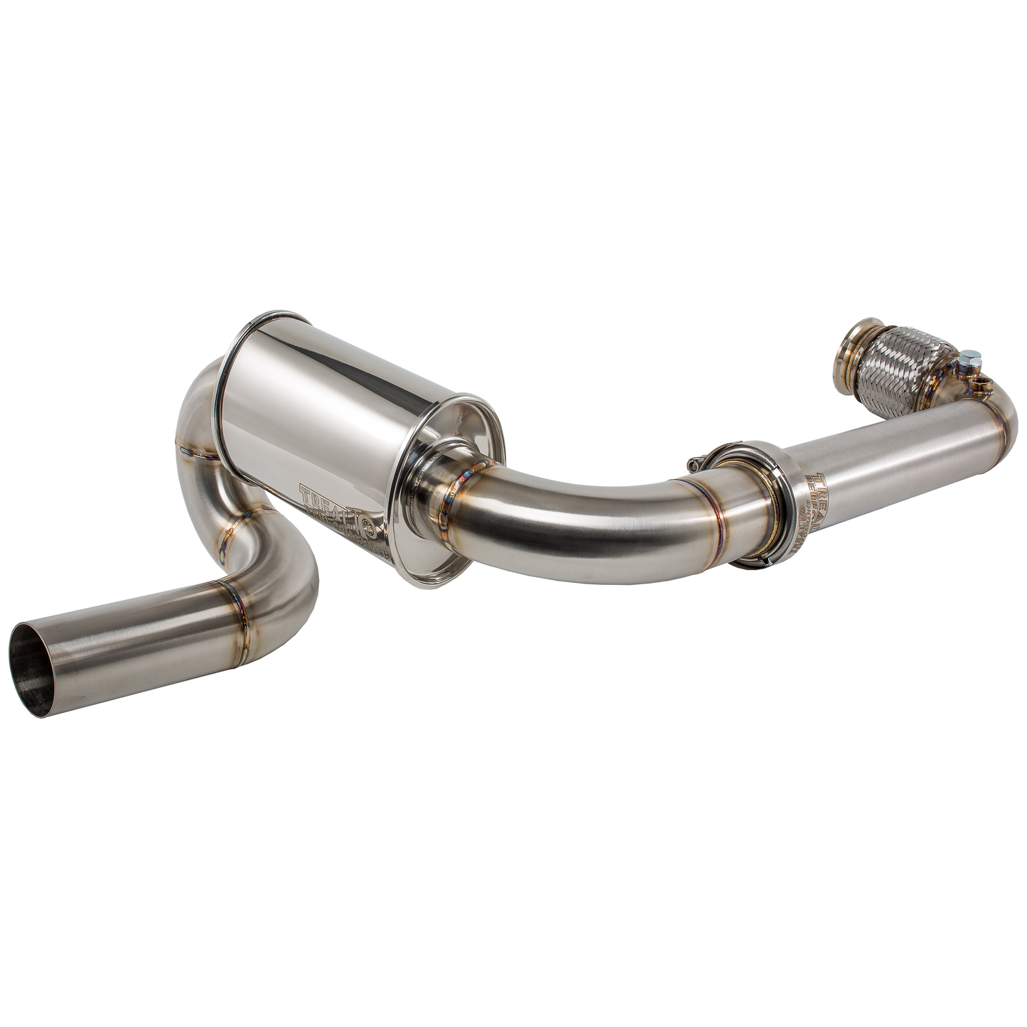 Treal Performance | 2017-2025 Can-Am Maverick X3 Sport Exhaust - No Tip Attachment / Non Resonated Front Section