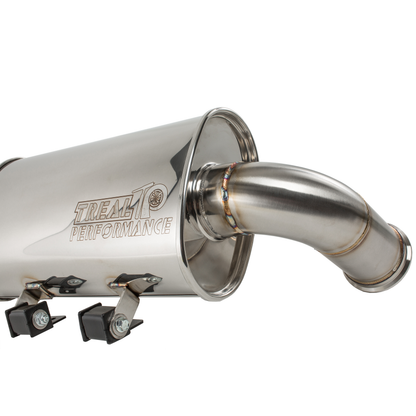 Treal Performance | 2017-2025 Can-Am Maverick X3 Trail Side Exit Exhaust System - Exhaust