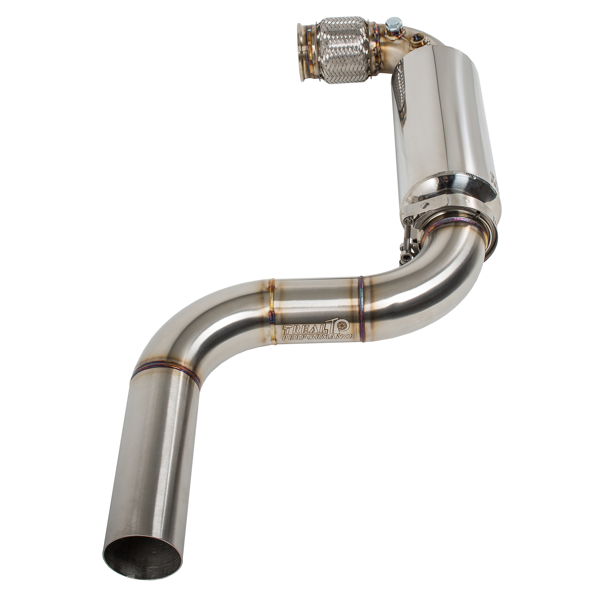Treal Performance | 2017-2025 Can-Am X3 3 Inch ’Race’ Exhaust - Standard/No Tip Attachment - Exhaust