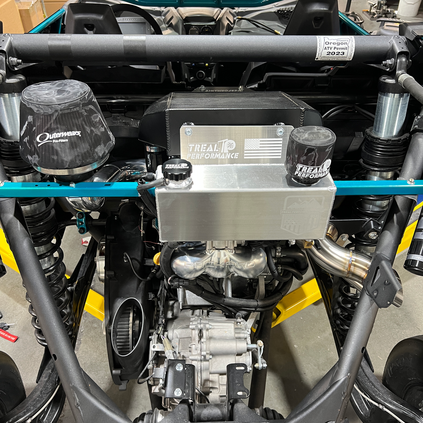 Treal Performance | 2017-2025 Can-Am X3 Coolant Reservoir Oil Catch Can Combo Tank - Cooling
