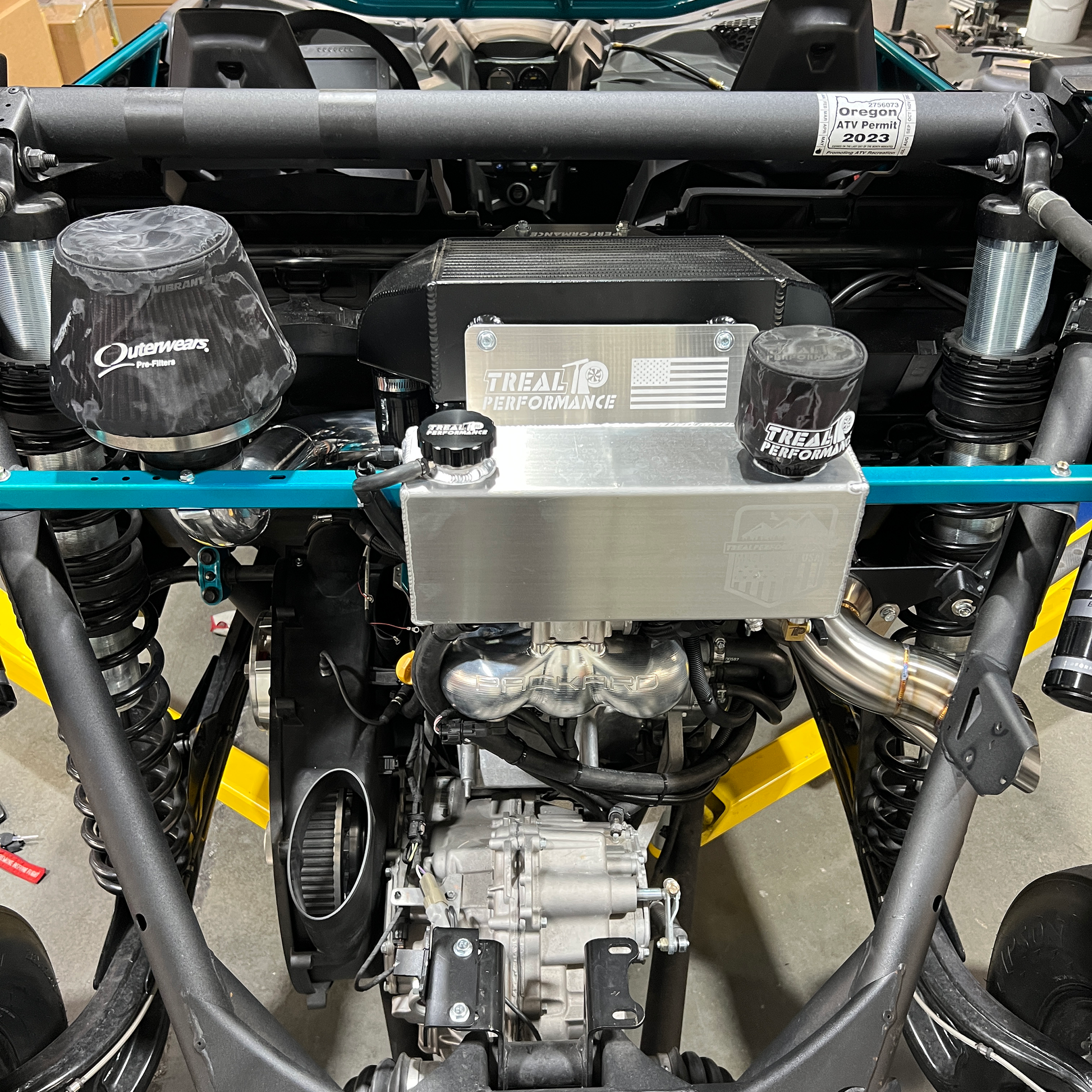 Treal Performance | 2017-2025 Can-Am X3 Coolant Reservoir Oil Catch Can Combo Tank - Cooling